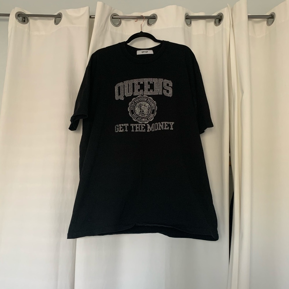 ‘Queens Get The Money’ Rhinestone Tee